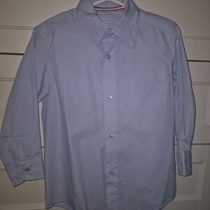 Boys Blue Dress Shirt